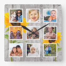 Rustic Sunflower Create Your Custom Photo Collage