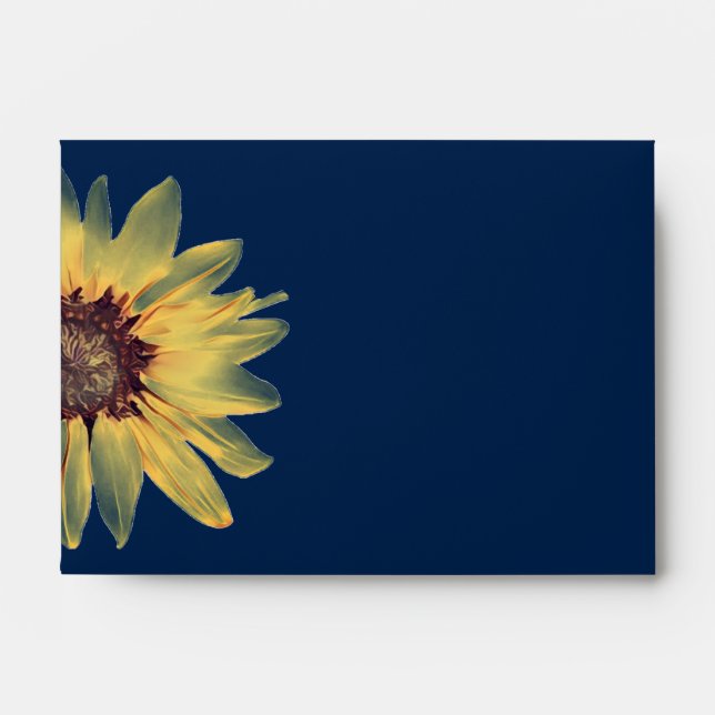 Rustic Sunflower  Envelope (Front)