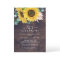 Rustic Sunflower Eucalyptus | Wood Let's Celebrate