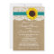 Rustic Sunflower, Kraft & Lace Bridal Shower