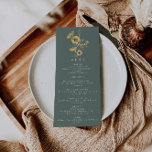 Rustic Sunflower Menu<br><div class="desc">This is an elegant sunflower menu template featuring beautiful watercolor sunflowers and hues of sage cream. All wording and fonts are editable on this rustic sunflower design. The only colours that are not editable are the colours of the watercolor floral design // For matching designs, search AURELIA in the Sincerely...</div>
