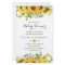 Rustic Sunflower Themed Baby Shower Invites BUDGET