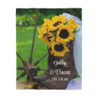 Rustic Sunflowers and Cowboy Boots Western Wedding