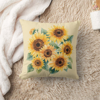 Rustic Sunflowers Cushion