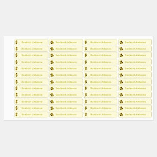 Rustic Sunflowers Dishwasher Safe Labels