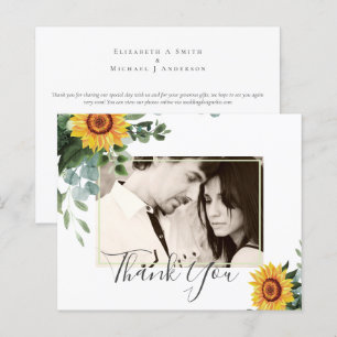Rustic Sunflowers Eucalyptus Leaves Wedding