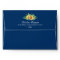 Rustic Sunflowers Navy Blue & Return Address