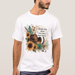 Rustic Sunflowers Speak your Mind Men T-Shirt