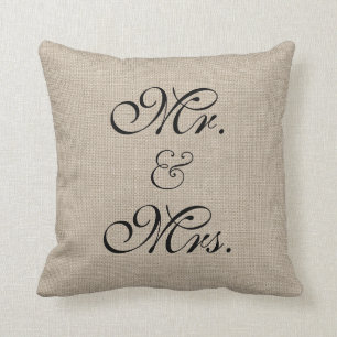 Rustic Sweetheart Table Pillow