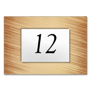 Rustic Table Number Table Cards
