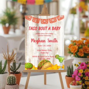 Rustic Taco ‘Bout a Baby Shower Invitation