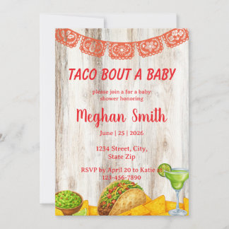 Rustic Taco ‘Bout a Baby Shower Invitation