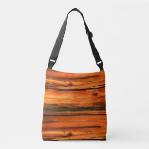 rustic tan barnwood crossbody bag