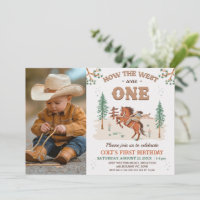 Rustic Tan Photo How West Was One 1st Birthday