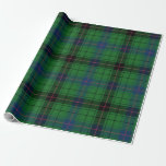 Rustic Tartan Davidson Plaid Green Black Blue Wrapping Paper<br><div class="desc">Add a touch of classic Christmas charm to your gifts with our festive tartan wrapping paper. This timeless plaid pattern is perfect for wrapping presents of all sizes,  creating a joyful and nostalgic unwrapping experience.</div>