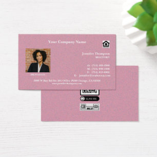 Rustic Terracotta Business Card Background