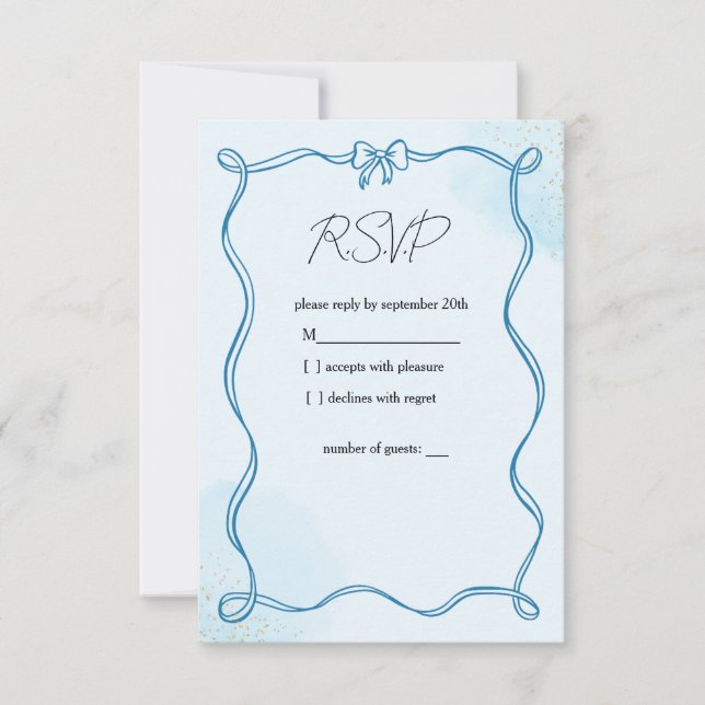 Rustic Terracotta Floral Wedding RSVP Card (Front)