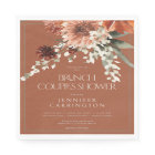 Rustic Terracotta Rust Flowers Shower CUSTOM 4