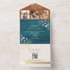 Rustic Terracotta Teal Fall Wedding 