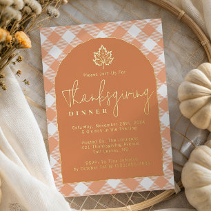 Rustic Thanksgiving Dinner Leaf