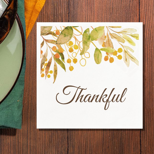 Rustic Thanksgiving  Napkins (Creator Uploaded)