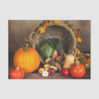 Rustic Thanksgiving Table Bountiful Harvest