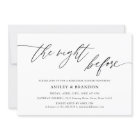 Rustic The Night Before Rehearsal Dinner