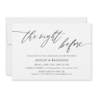 Rustic The Night Before Rehearsal Dinner