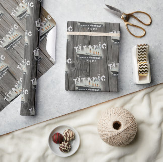  Rustic Titanic Wrapping Paper