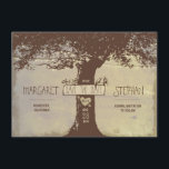 rustic tree and string lights save the date card<br><div class="desc">Rustic grungy save the date card with old oak tree decorated with string lights and love heart carved on it's trunk. -------- If you push CUSTOMIZE IT button you will be able to change the font style,  colour,  size,  move it etc. it will give you more options!</div>