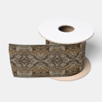 Rustic Tree Bark Photo Southwest Diamond Pattern