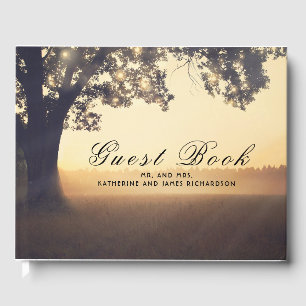 Rustic Tree Dream Summer Wedding Guest Book