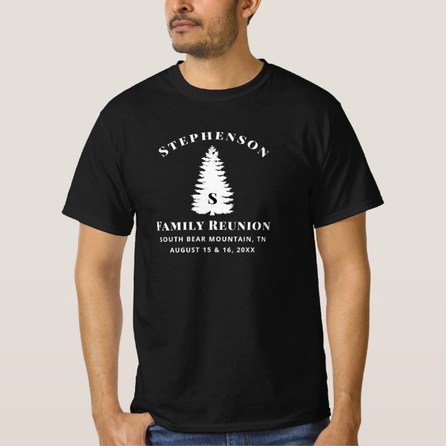 Rustic Tree Family Reunion Or Trip T-Shirt (Front)