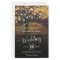 Rustic Tree & Lights BUDGET Wedding Invitation