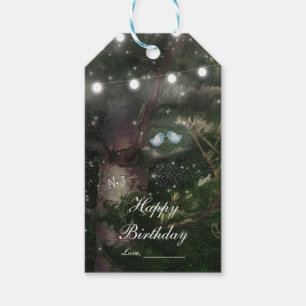 Rustic Tree Love Birds Barn Country Wedding Gift Tags