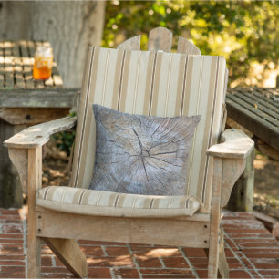 Rustic Tree ring pattern Cushion
