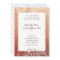 Rustic Tree Warm Red Wedding Invitation