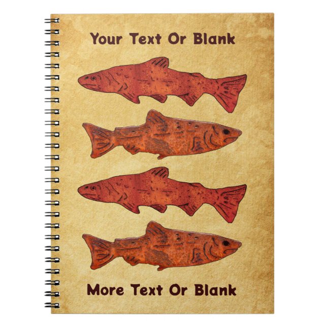 Rustic Trout Notebook (Front)