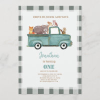Rustic Truck First Birthday Drive By Birthday