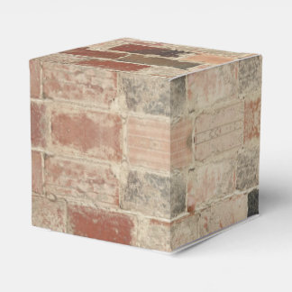Rustic Unique Vintage Old Brick Natural Texture Favour Box