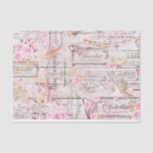 Rustic Valentine Tissue Paper