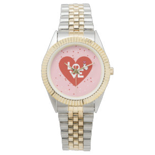 Rustic Valentine's  Day Love Classic  Women  Watch