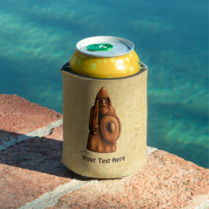 Rustic Viking Can Cooler