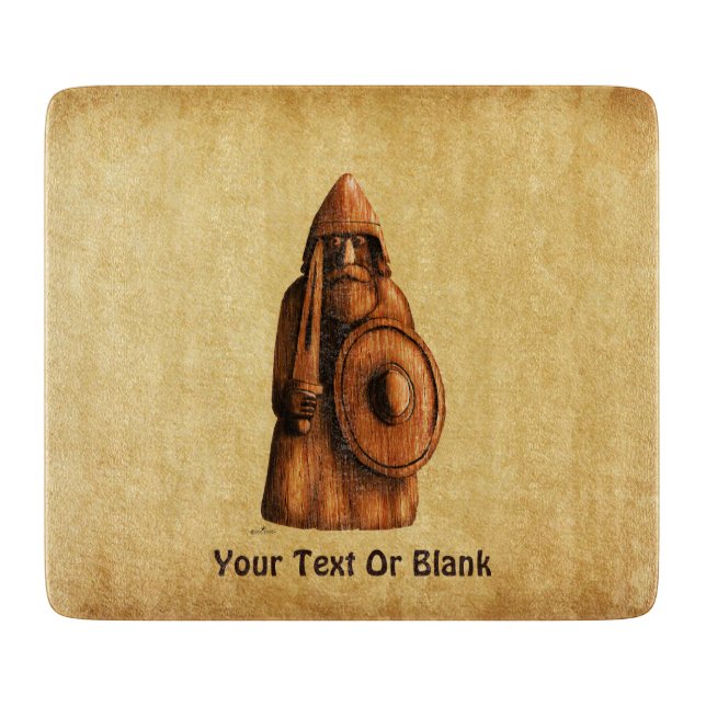 Rustic Viking Cutting Board (Front)