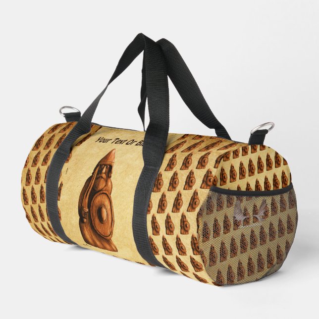Rustic Viking Duffle Bag (Right Corner)