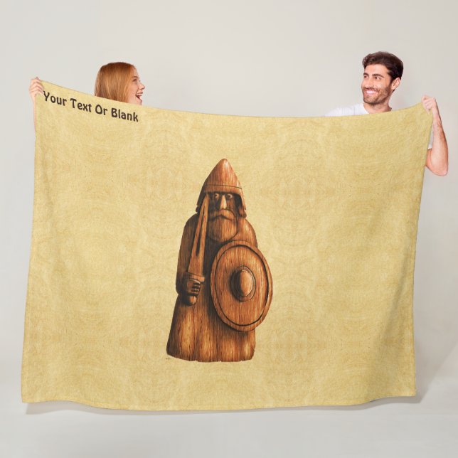 Rustic Viking  Fleece Blanket (In Situ)