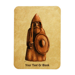 Rustic Viking Magnet