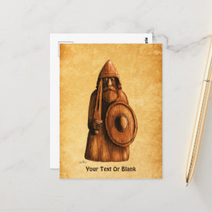 Rustic Viking Postcard