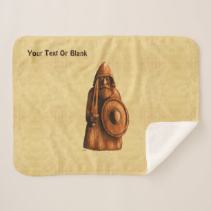 Rustic Viking Sherpa Blanket