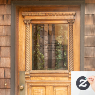 Rustic Vines Removable Vinyl Window Cling